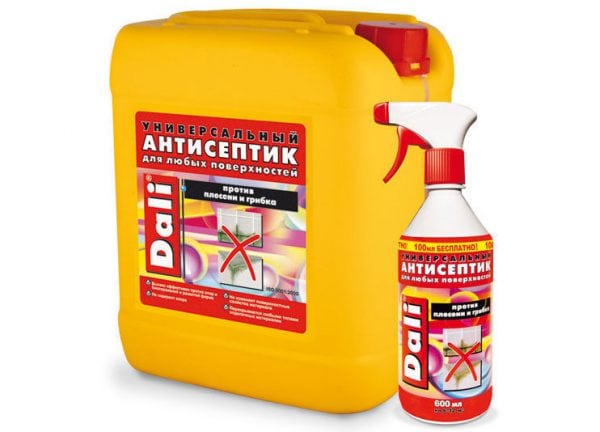 Antiseptic composition for walls