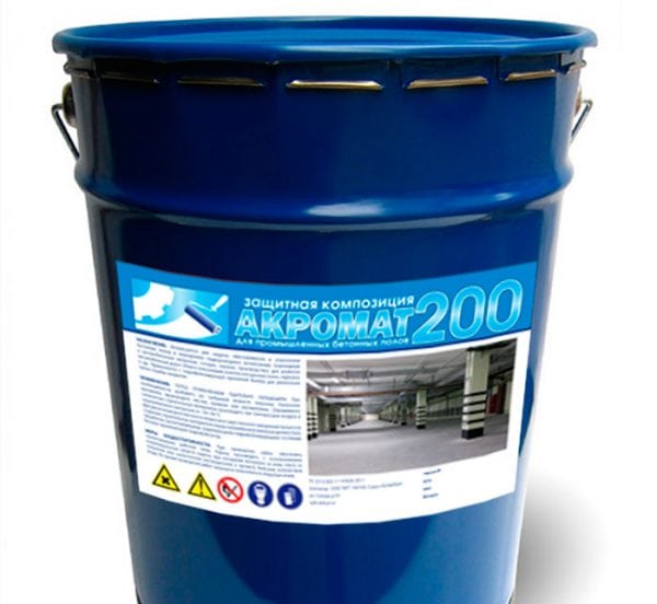 Polyurethane enamel for concrete