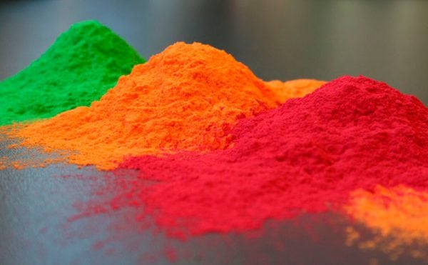 Solvent for powder paints