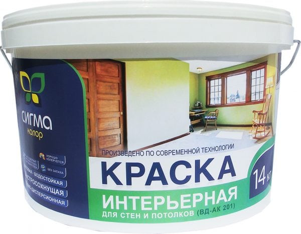 Acrylic paint is suitable for painting walls using stencils.