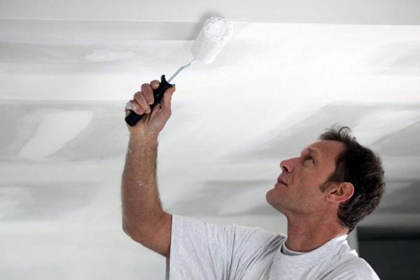 Painting the ceiling in white