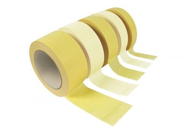 Masking tape in different colors and sizes