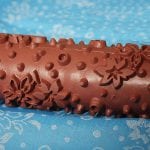 Patterned rubber roller