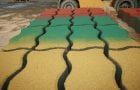 Paint for paving slabs