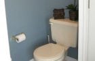 DIY toilet room painting