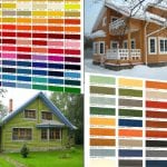 Choose shades and colors of paint for the facade of the house