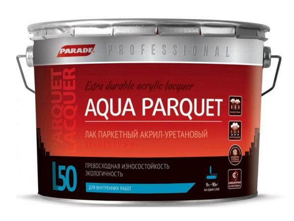 Vernis pour parquet à base d'uréthane acrylique