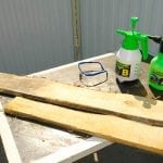 Mildew remedy on wood