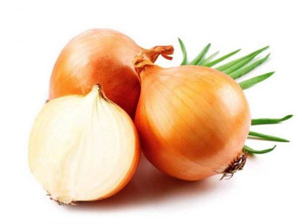 Onions will help get rid of the smell