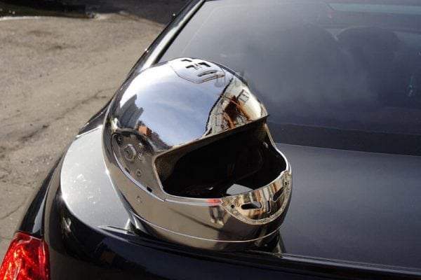 Metallic Safety Helmet