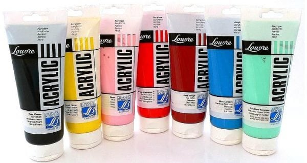 Flavourless acrylic paints for radiators