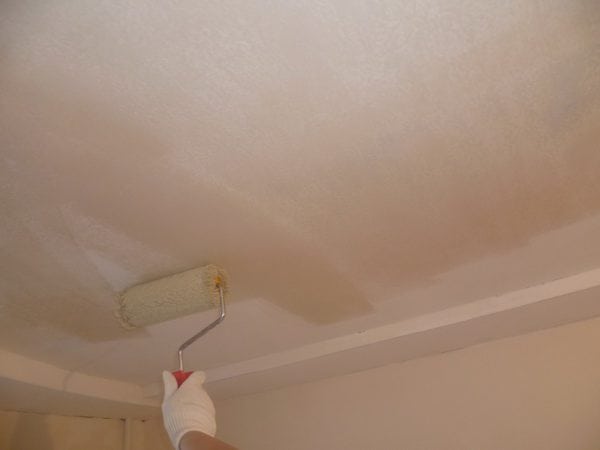 Do it yourself primer on the ceiling