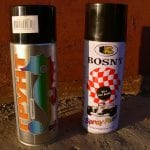 Primer in spray cans