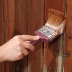 Wood coating with linseed oil