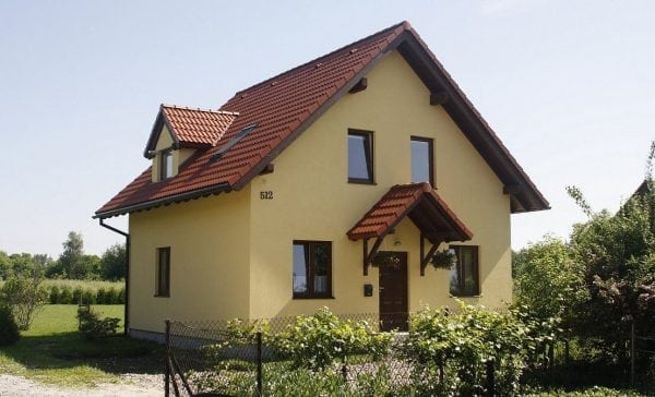 Beige painted house