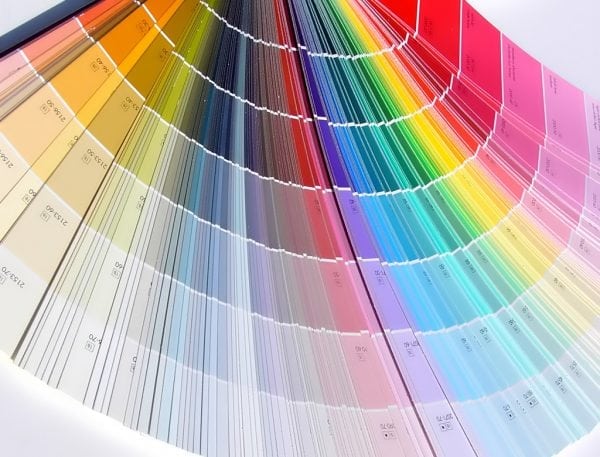 Nuances de couleurs pour les peintures