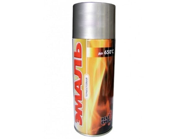 Enamel aerosol heat-resistant for plastic