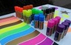 Chalk paint in spray cans