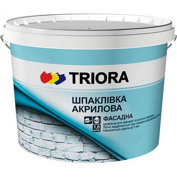 Acrylic facade putty TRIORA