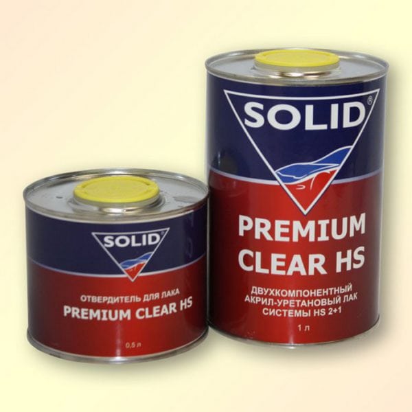 Two-component acrylic polyurethane varnish Premium Clear HS