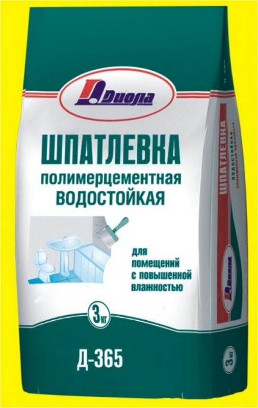 Polymer-cement waterproof putty