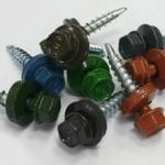 Colored head screws