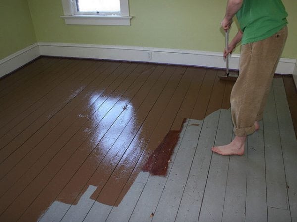 Enamel flooring