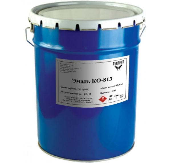 Heat-resistant enamel based on varnish KO-815