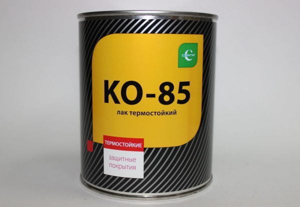 Heat-resistant varnish for the preparation of enamel KO-814