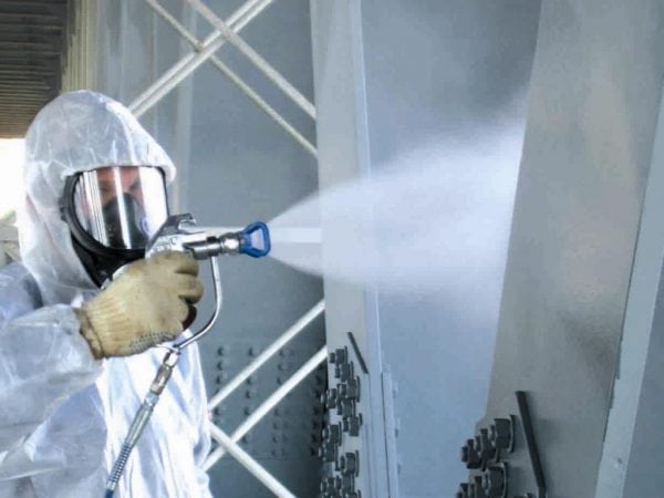 Application of EP-0199 with a spray gun