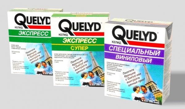 Разновидности на лепилото Quelyd