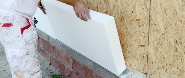 Sticking foam on a wooden surface