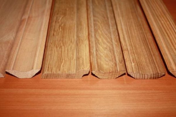 Types de plinthes en bois