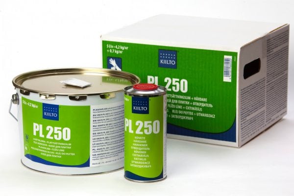 Kiilto tile adhesive with hardener