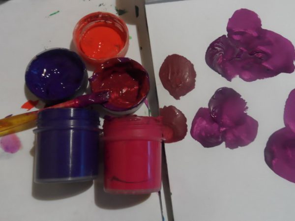 Couleur bordeaux pour le dessin