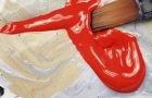 Peinture rouge