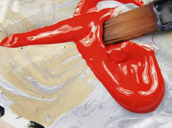 Peinture rouge