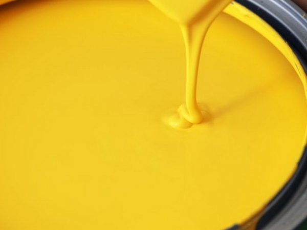 Yellow paint