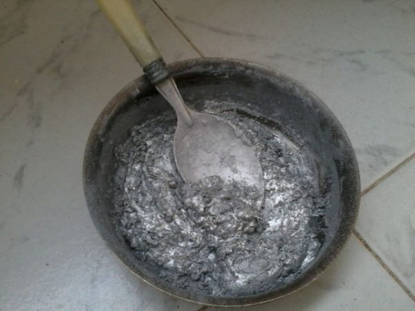 Preparation of aluminum powder paint