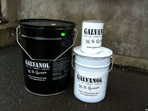 Composition pour la galvanisation à froid Galvanol