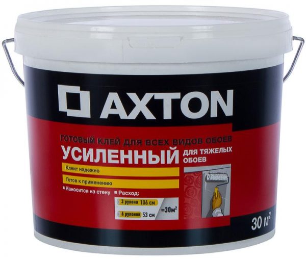 Ready-made adhesive for heavy wallpapers Axton