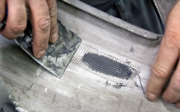 The use of fiberglass simplifies machine repair