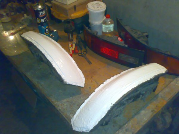 Self-made fiberglass matrix