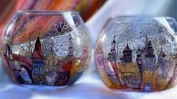 Dessins sur verre