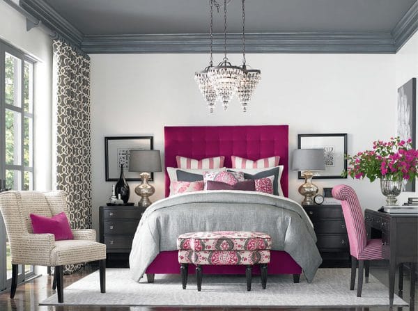 Fuchsia bedroom