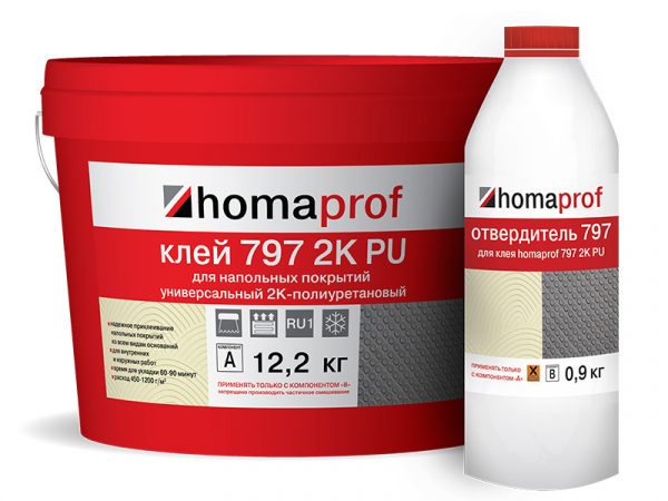 Two-component polyurethane adhesive