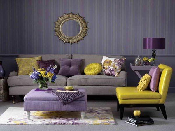 Mustard Lilac Interior