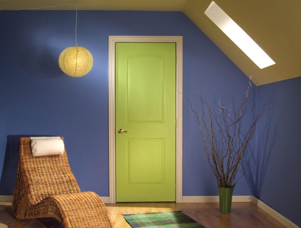 Bright door frame