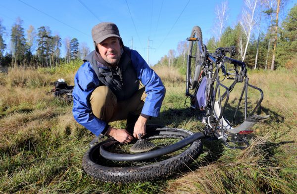 Demontáž bicyklovej kamery