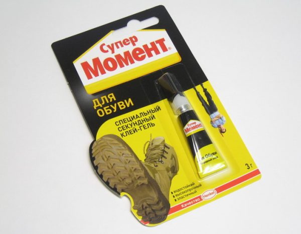 Shoe-second adhesive gel